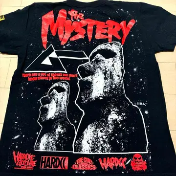 월간 무 하드코어 초콜릿 콜라보 모아이 초 불가사의 건축물 T셔츠