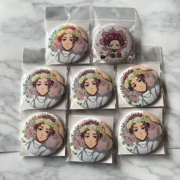 이토시 사에 캔뱃지 8개 세트 flower crown 3way 캔뱃지