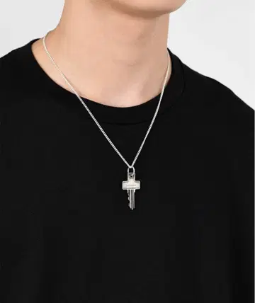 라드 뮤지션 키 크로스 목걸이 실버 925