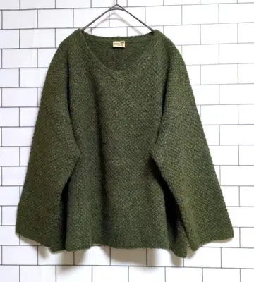 [ 프리 사이즈 ] MUKU tree 울 혼방 니트