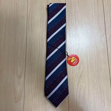 포켓몬 넥타이 와인 레드 네이비 피카츄 택 포함 새상품