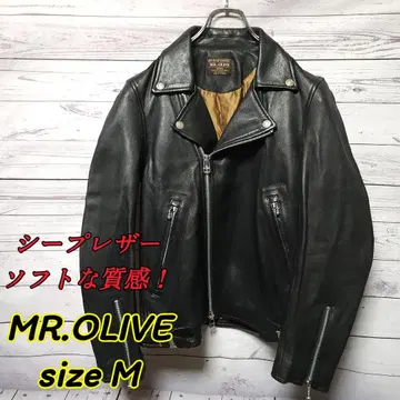 MR.OLIVE SOFT VEGE LEATHER 더블 라이더스 M