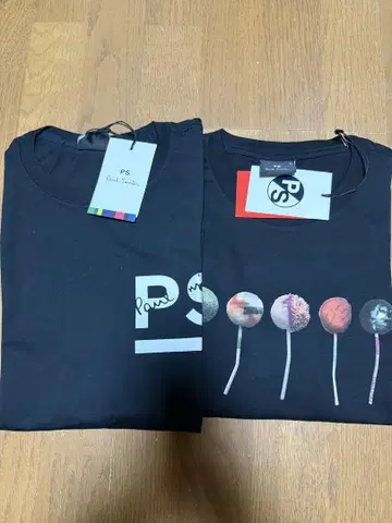 폴 스미스 블랙 T셔츠 XL/XXL 2장 세트 미사용 새상품