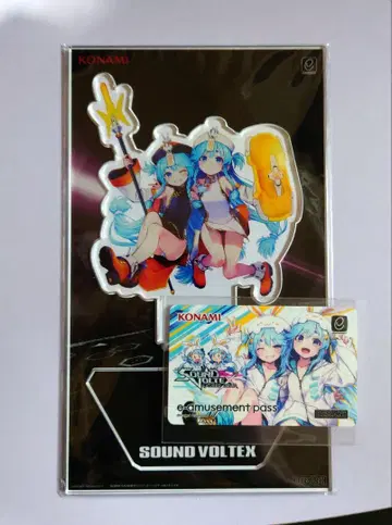 Sound Voltex e-pass 아크릴 스탠드 세트