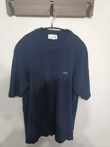 LACOSTE 네이비 T셔츠 US M 하프 팬츠 셋업