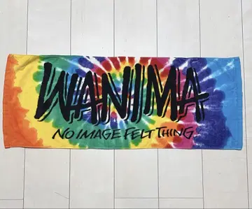 WANIMA 타이 다이 디자인 타월