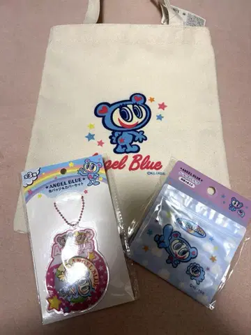 Angel Blue A4 토트백과 키링 세트