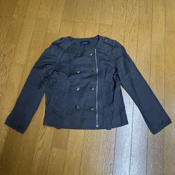 MACPHEE 다크 그레이 노카라 자켓 M