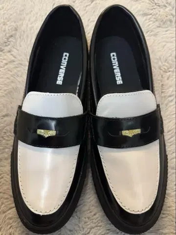 CONVERSE 로퍼 타입 스니커즈 화이트 블랙