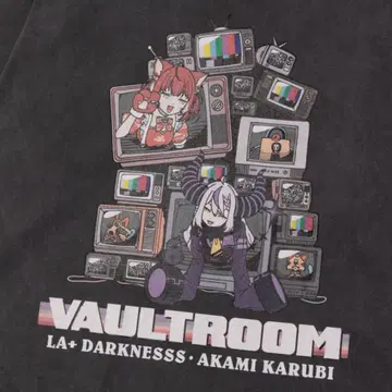 [ 새상품 ] VR x LAPKARU TEE / CHARCOAL