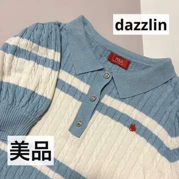 dazzlin 더즐린 [ POLO BCS 콜라보 ] 케이블 폴로 니트탑