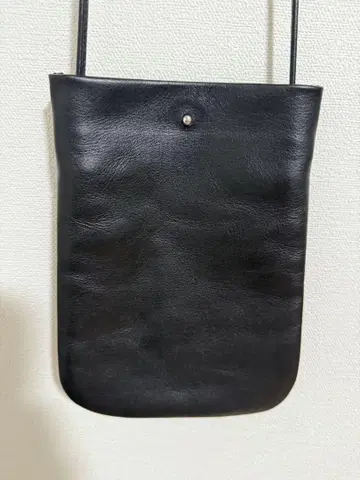 나카가와 마사시치 상점 일본산 소가죽 미니백 (블랙)