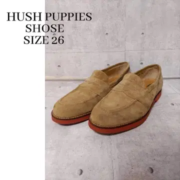 HushPuppies 가죽 신발 베이지 260mm 남성용 캐주얼 깔끔한