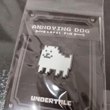 짜증나는 개 핀 배지 UNDERTALE
