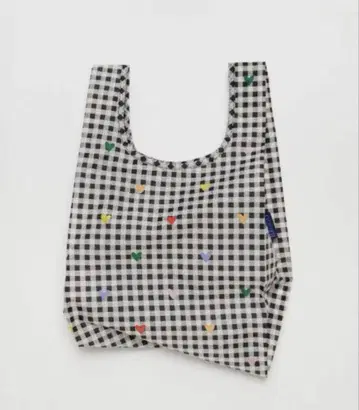 BAGGU 깅엄 하트 바구 새상품 미사용 baby