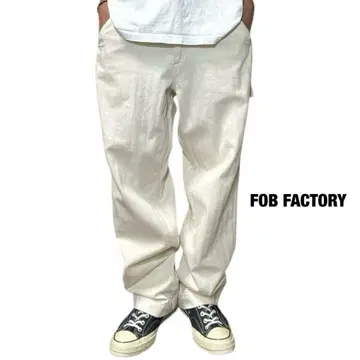 FOB FACTORY 헤링본 페인터 팬츠 워크 오카야마 코지마 일본제