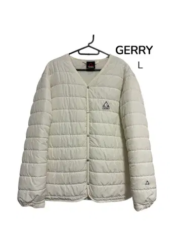 GERRY 화이트 충전솜 퀼팅 자켓 L