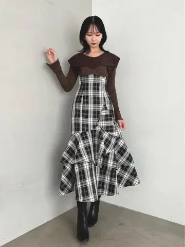 dazzlin 아지메 머메이드 코르셋 원피스