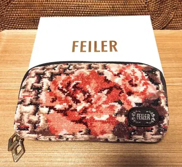 페이러 지갑 양면 꽃무늬 더블 지퍼 편리 파우치