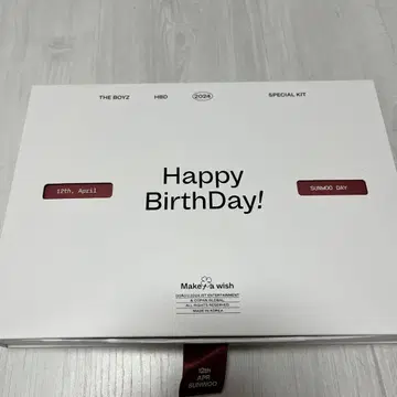 THE BOYZ 선우 sunwoo HBD 2024 Special Kit