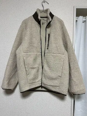 무인양품 크림색 플리스 자켓 M 사이즈