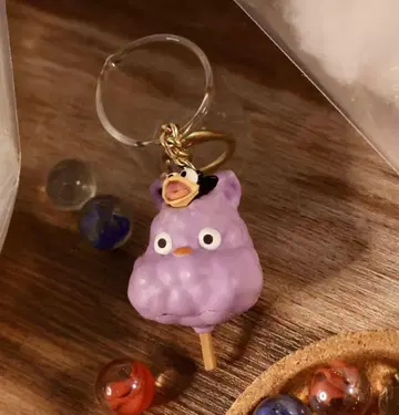 보우 쥐 솜사탕 키링 엔니치 키링