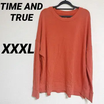 TIME AND TRUE 오렌지 트레이닝복 [ XXXL ] 빅 사이즈