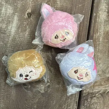 몽치치 가챠가챠 페이스 봉제 인형