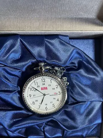 AERA 회중시계 실버