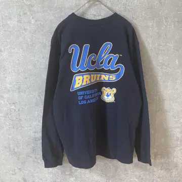 UCLA 맨투맨 트레이닝복 곰돌이 L 여성용 네이비 칼리지