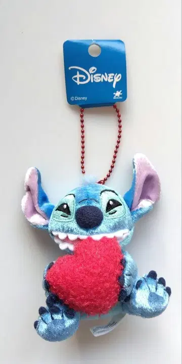 스티치 하트 덥석 봉제 인형 마스코트 볼체인 스트랩