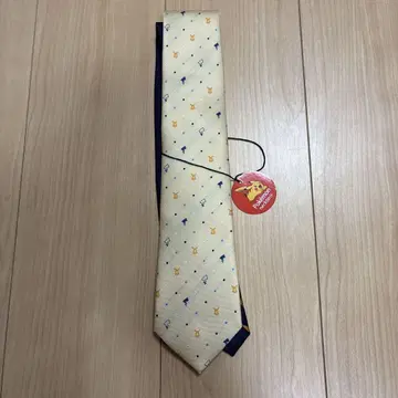 포켓몬 넥타이 크림 피카츄 택 포함 새상품