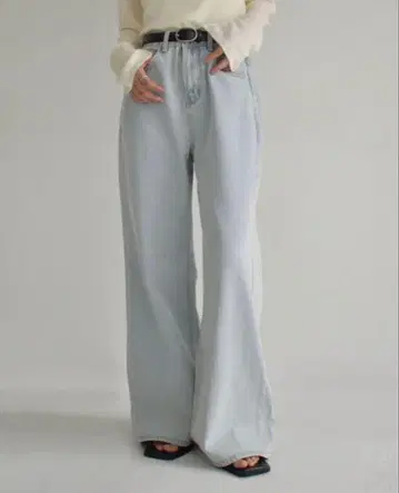 cizatto 세미 플레어 데님 팬츠 M