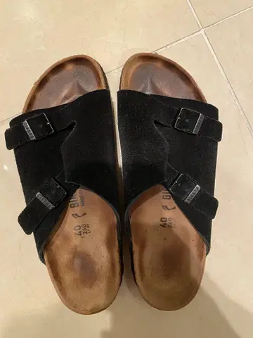BIRKENSTOCK 취리히 스웨이드 블랙