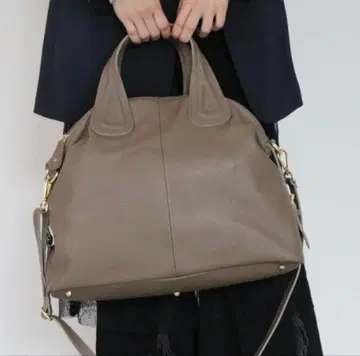 이탈리아제 미렐라 피렌체 그레이 가죽 숄더백