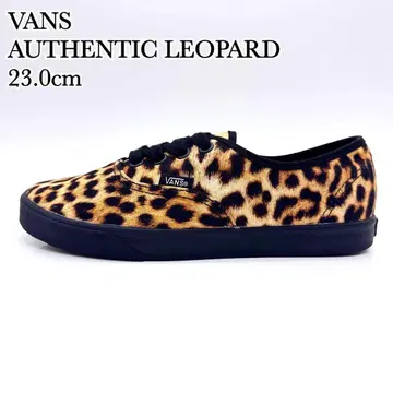 [ 새상품급 ] VANS 오센틱 레오파드 블랙 표범 무늬 23cm