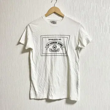 80s~90s 아르마니 청바지 로고 T셔츠 이탈리아제