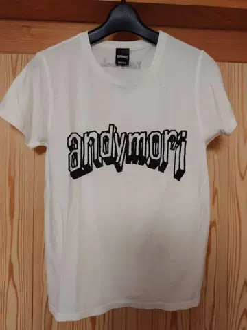 andymori 앤디 밴딩 로고 T셔츠(white) XS 사이즈