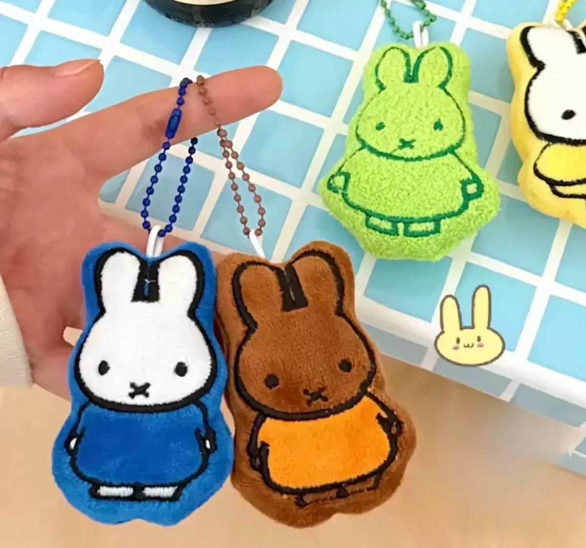 Miffy Keyring / Teddy Bear Keyring / Character Keyring