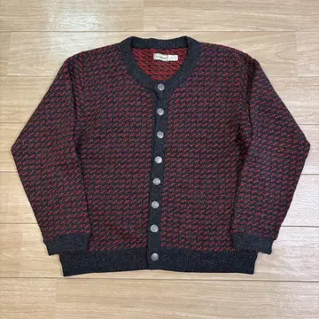 노르웨이산 L.L.Bean 바즈아이 가디건 80s 남성용 레어