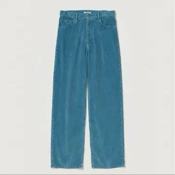 AURALEE FINX CORDUROY WIDE PANTS 블루