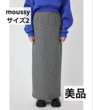 MOUSSY HOUNDSTOOTH PENCIL 스커트 사이즈 2