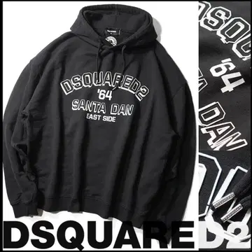 새상품 DSQUARED2 디스퀘어드 칼리지 로고 오버 사이즈 후드티