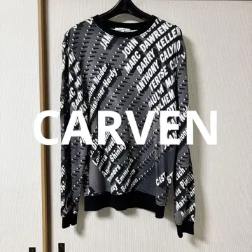 CARVEN 올 패턴 맨투맨