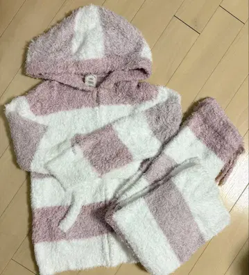 젤라피케 셋업 후드티 핑크