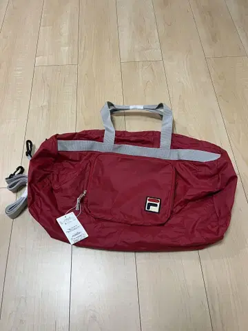 FILA 포켓터블 보스턴 백 레드