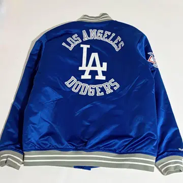 [미사용급] 다저스 공식 바시티 자켓 Mitchell&Ness 충전솜 L