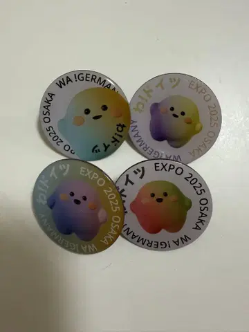 [ 새상품 ] [ 4종 컴플리트 ] 서큘러 독일관 핀 배지
