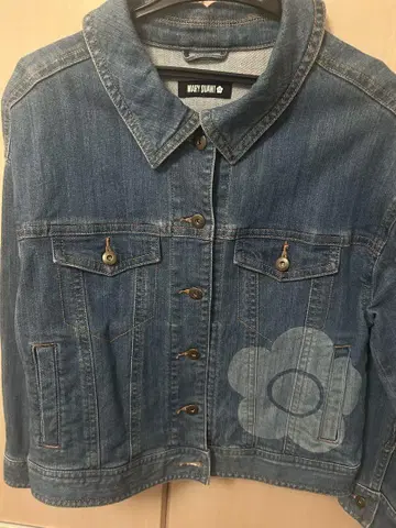 MARY QUANT 데님 자켓 꽃무늬