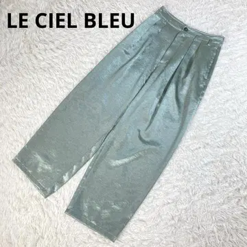 새상품급 르쉘 블루 metallic slouchy 팬츠